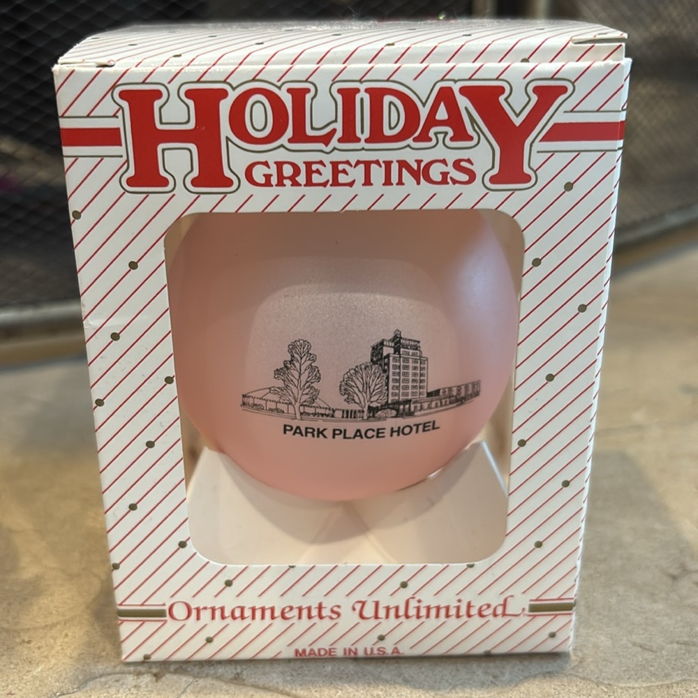 Traverse City Michigan Park Place Christmas Ornament Downtown 2000 Holidays USA